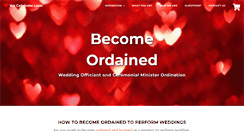 Desktop Screenshot of ordainedministers.org